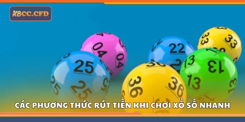 Các phương thức rút tiền tiện lợi khi chơi xổ số nhanh 1 phút